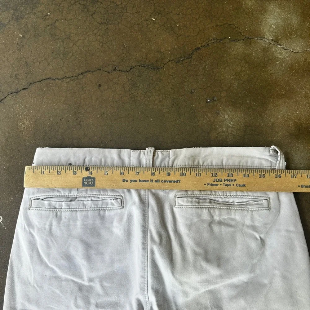 Hollister Chino Pants Mens 30x32 Khaki Good Button Fly Straight Leg Cotton